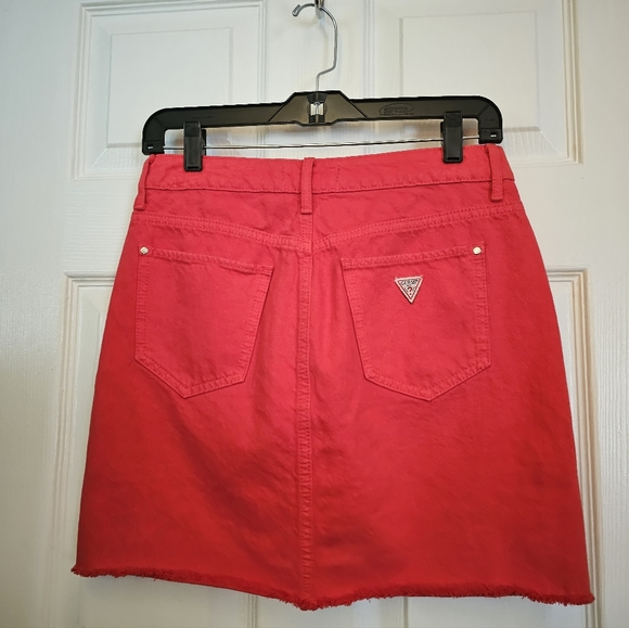 Guess Red Denim skirt - Picture 8 of 16